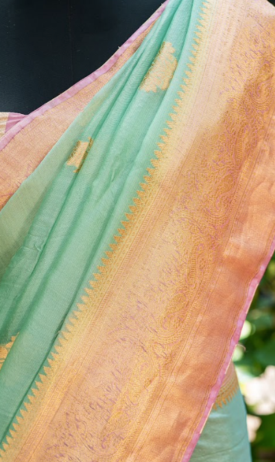 Banarasi Organza Saree Set