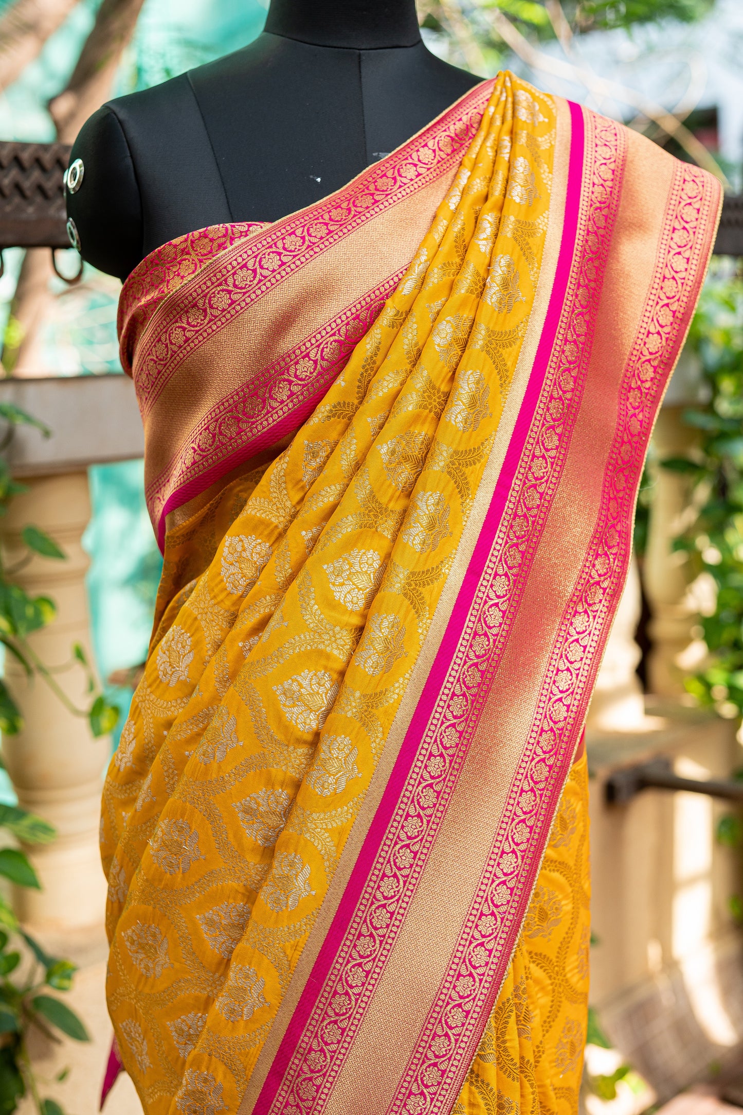 Banarasi Silk Saree Set