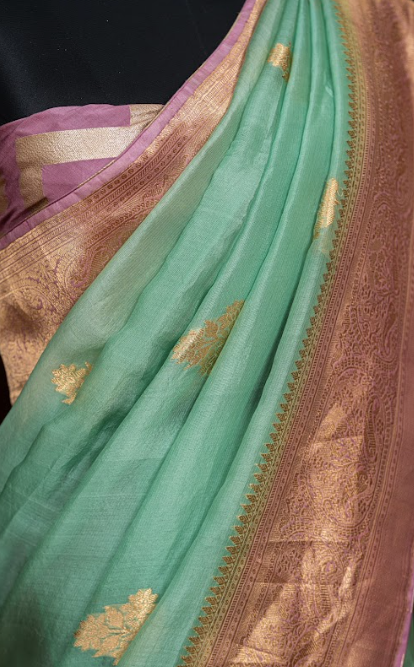 Banarasi Organza Saree Set