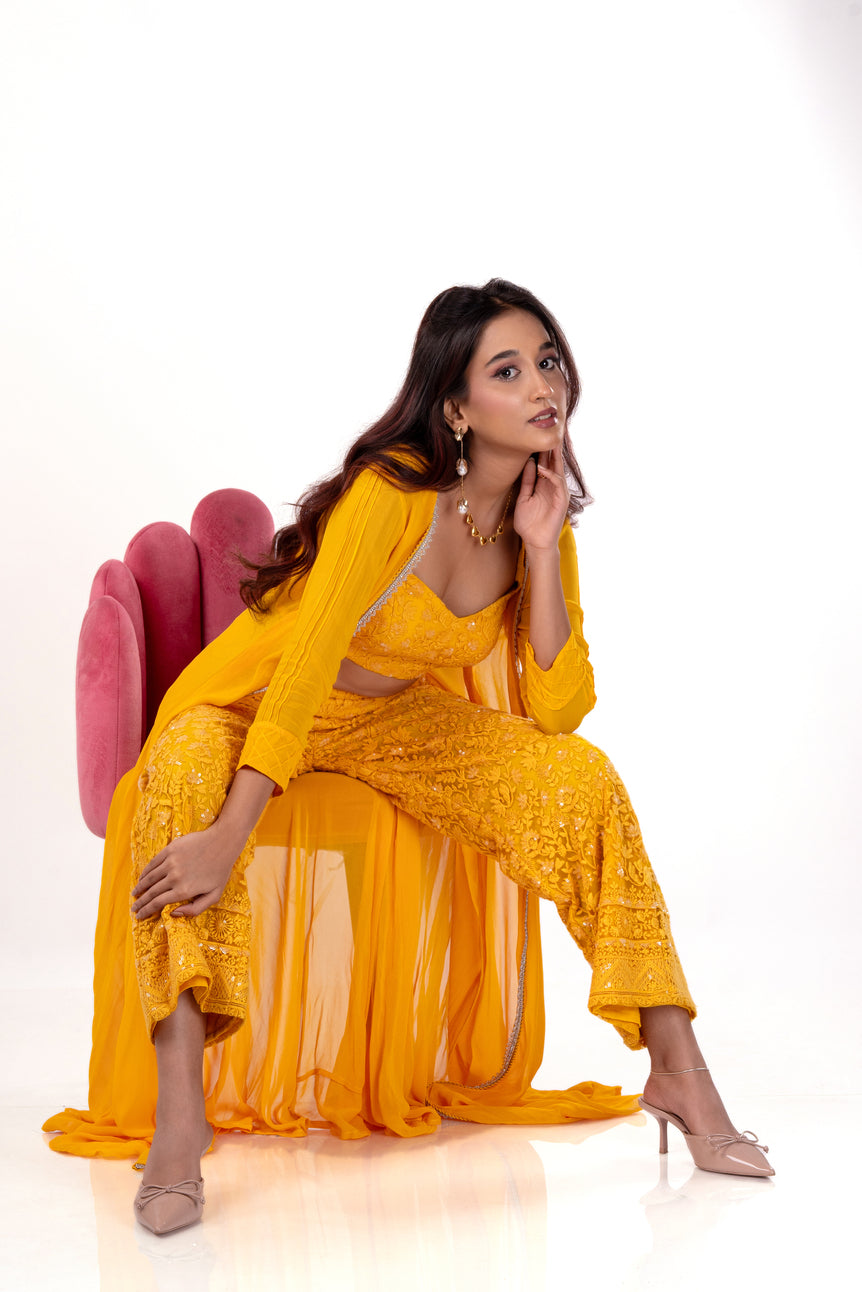 Chrome Yellow Jacket Set