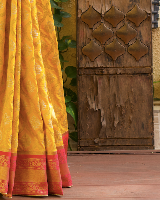 Banarasi Silk Saree Set