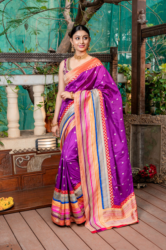 Signature Jesal Vora Banarasi Silk Saree Set