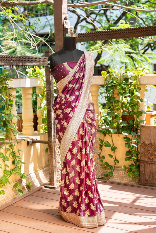 Banarasi Silk Saree Set