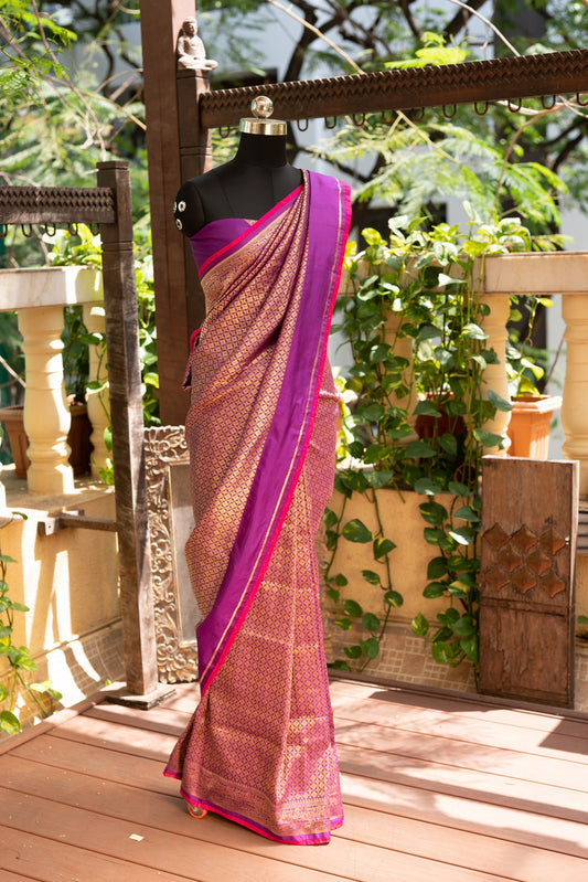 Kanjivaram Banarasi Saree Set