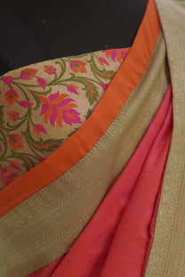 Banarasi Raw Sik Saree Set