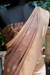 Katan Silk Tissue Saree Set