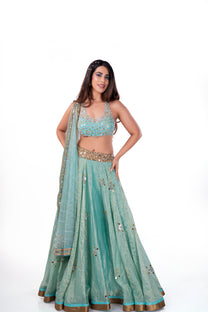 Sky Blue Lehenga Set