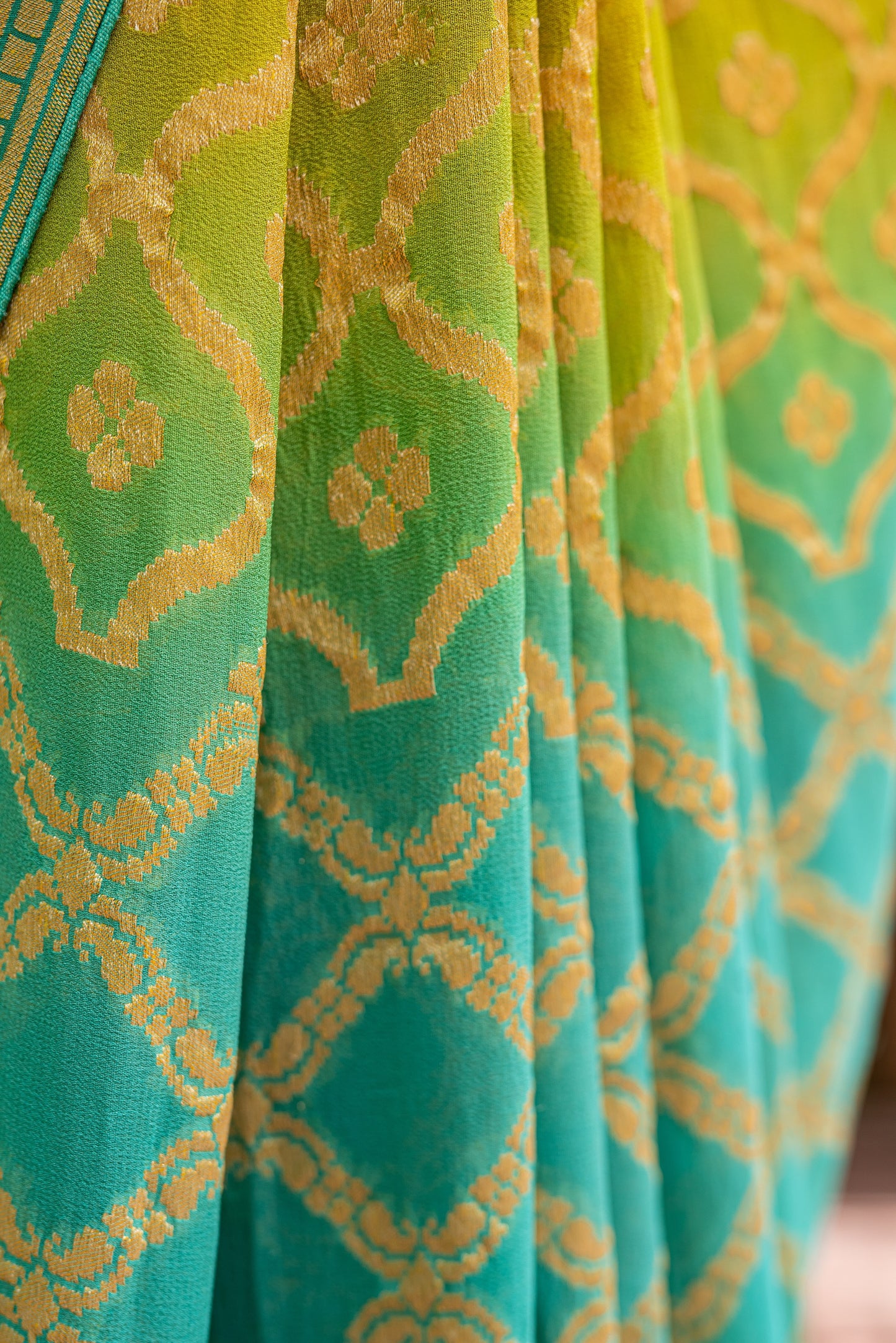 Banarasi Georgette Saree Set