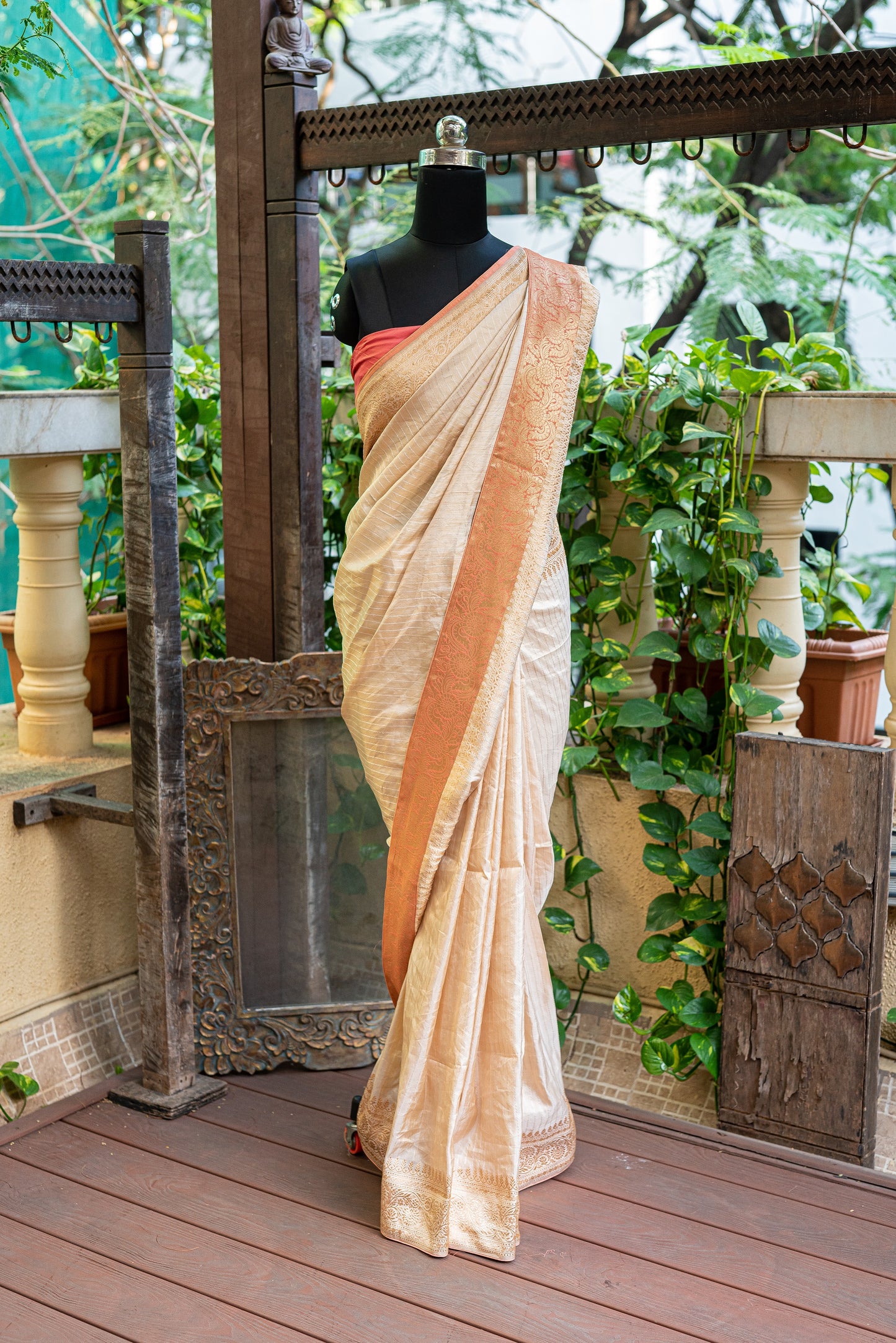 Banarasi Silk Saree Set