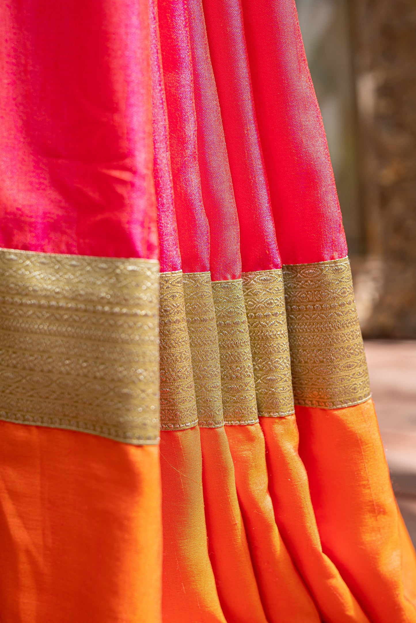 Banarasi Raw Sik Saree Set