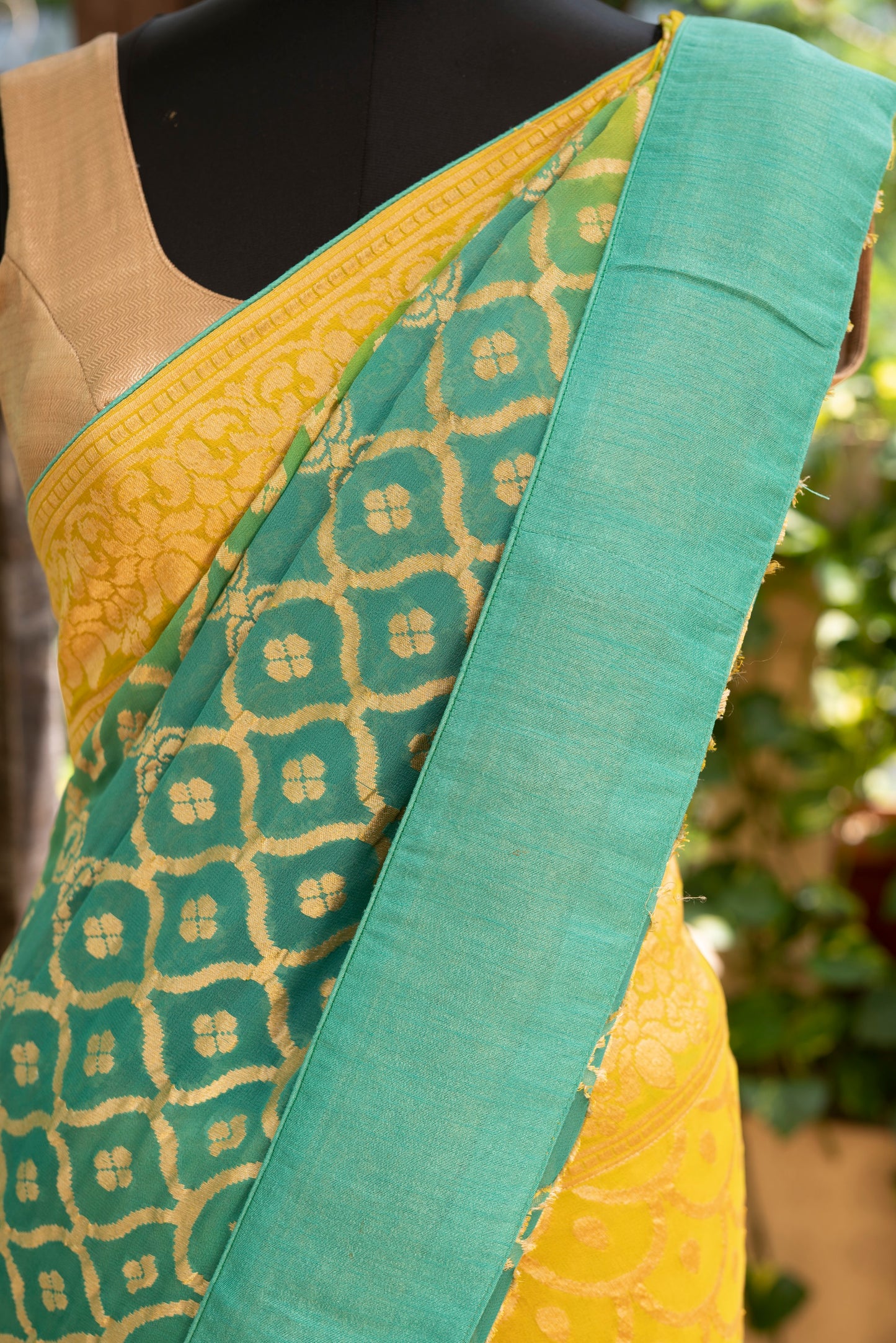 Banarasi Georgette Saree Set