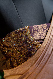 Katan Silk Tissue Saree Set