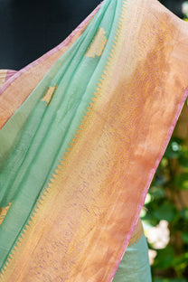 Banarasi Organza Saree Set