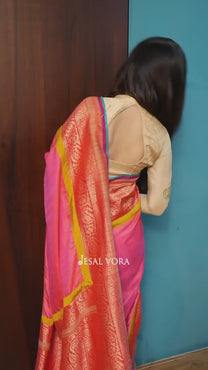 Signature Jesal Vora Banarasi Silk Saree Set