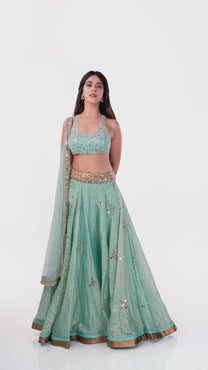 Sky Blue Lehenga Set