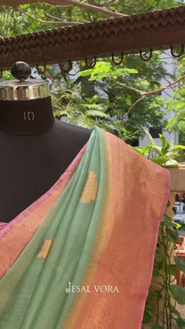 Banarasi Organza Saree Set