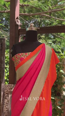 Banarasi Raw Sik Saree Set